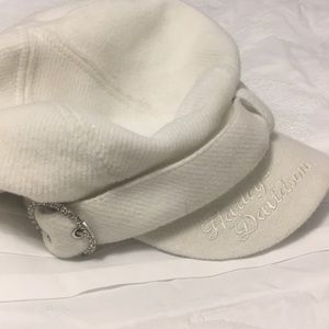 Harley Davidson white hat